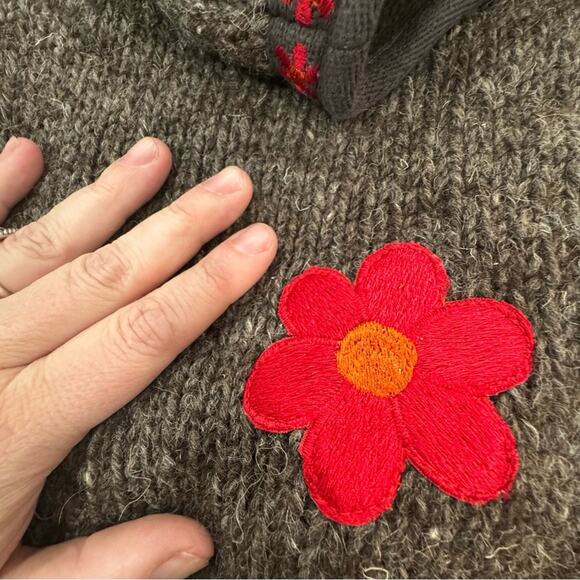 Wool Jacket Handmade in Nepal Laundromat Size Small Wool Winter Zippered Jacket - Picture 12 of 16